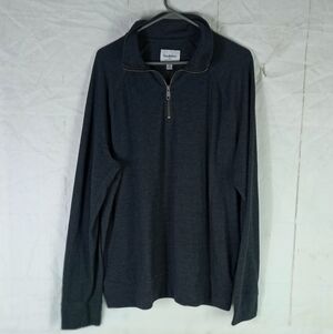 Goodfellas 3/4 zip front pullover shirt